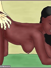 Black girl anally fucked interracial comics