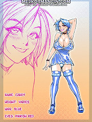 Cartoon xxx girls with huge boobs and nice bodies from dirty mind of Romulo Melkor Mancin