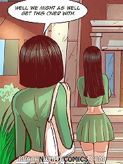 What do you mean we have to on these sex comics? With those animals? Im like totally grossed out.